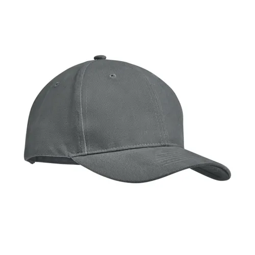 TEKAPO 6 panel baseball sapka 270g/m² Szürke 