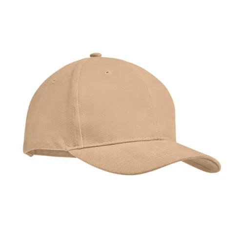 TEKAPO 6 panel baseball sapka 270g/m² Bézs 