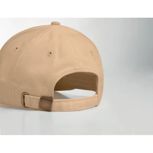TEKAPO 6 panel baseball sapka 270g/m² Bézs 