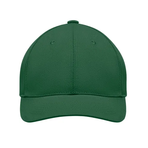 TEKAPO 6 panel baseball sapka 270g/m² Sötétzöld 