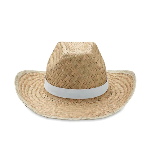 TEXAS Természetes szalmakalap Fehér 