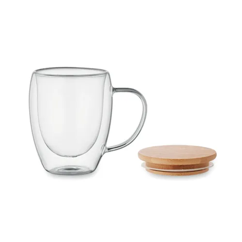 TIRAL Duplafalú boroszilikát 250ml Atlatszo 