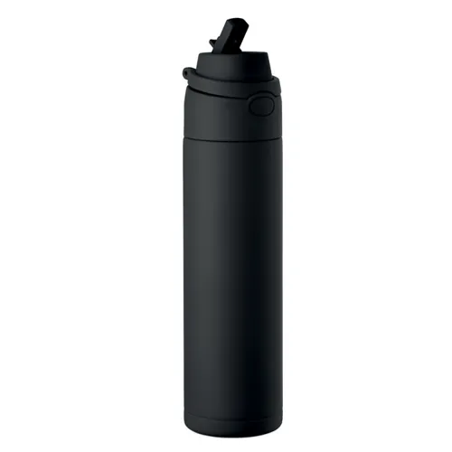 TOIEN ONE Szimplafalú palack 650 ml Fekete 