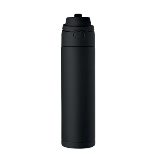 TOIEN ONE Szimplafalú palack 650 ml Fekete 