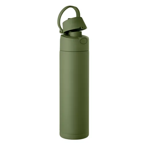 TOIEN ONE Szimplafalú palack 650 ml sötétzöld 