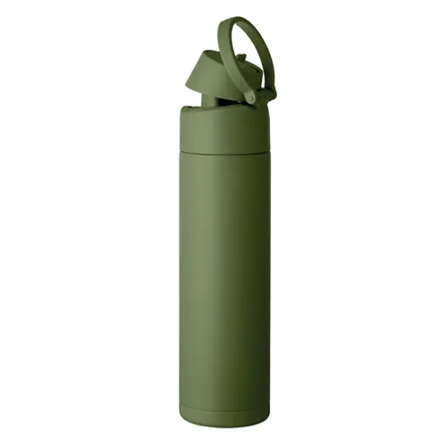 TOIEN ONE Szimplafalú palack 650 ml sötétzöld 