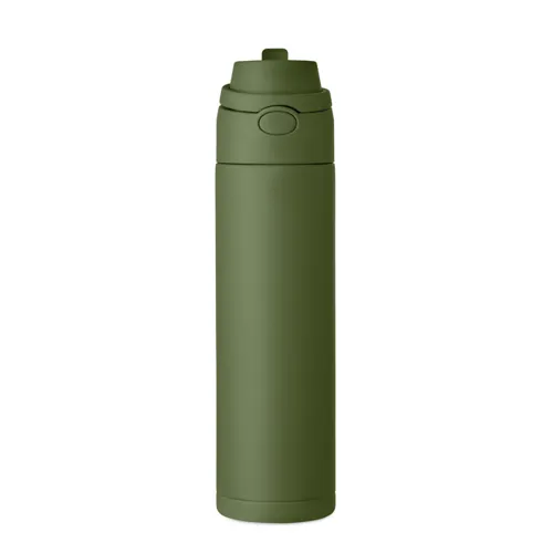 TOIEN ONE Szimplafalú palack 650 ml sötétzöld 