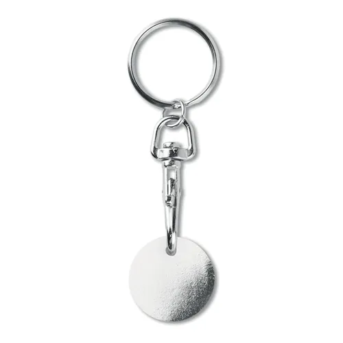 TOKENRING Érmés kulcstartó (EUR) Fehér 