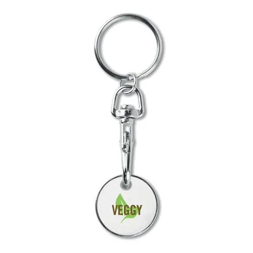 TOKENRING Érmés kulcstartó (EUR) Fehér 