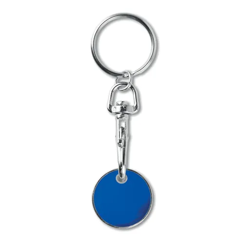 TOKENRING Érmés kulcstartó (EUR) közép kék 