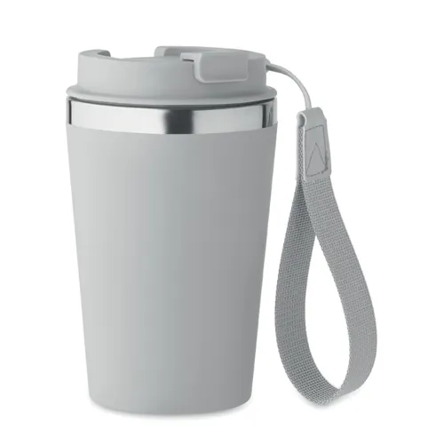TOPAZ Duplafalú pohár 350 ml Szürke 