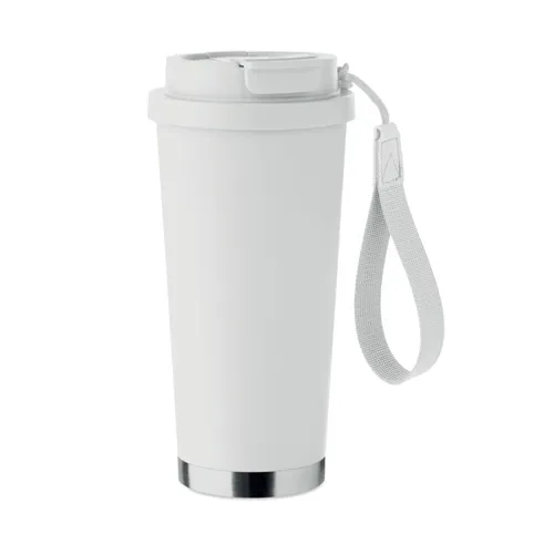 TOPAZ LARGE Duplafalú pohár 500 ml Fehér 