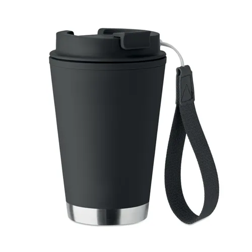 TOPIZ Duplafalú pohár 300 ml Fekete 