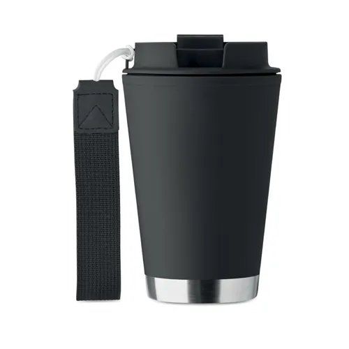 TOPIZ Duplafalú pohár 300 ml Fekete 