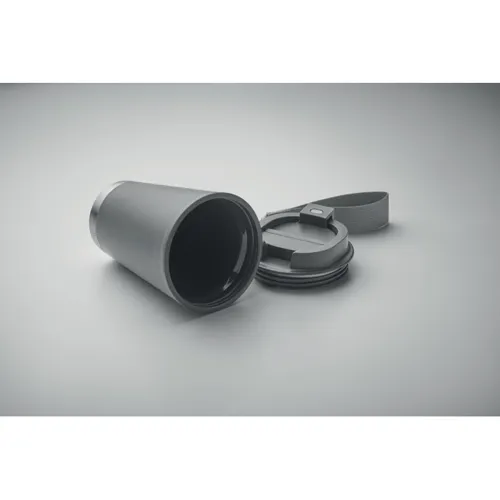 TOPIZ Duplafalú pohár 300 ml sötét szürke 