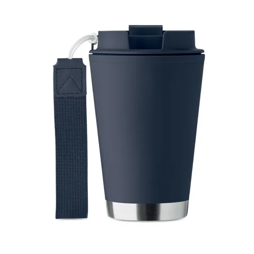 TOPIZ Duplafalú pohár 300 ml sötétkék 