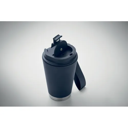 TOPIZ Duplafalú pohár 300 ml sötétkék 