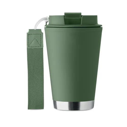 TOPIZ Duplafalú pohár 300 ml sötétzöld 