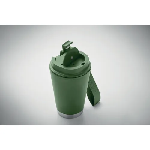 TOPIZ Duplafalú pohár 300 ml sötétzöld 