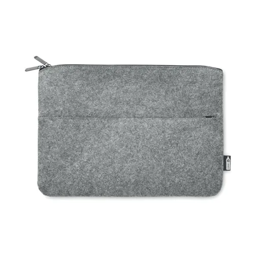 TOPLO RPET filc cipzáras laptoptáska Szürke 