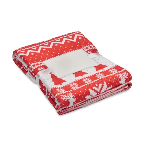TOSTI RPET fleece takaró 190 g/m² Piros 