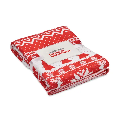 TOSTI RPET fleece takaró 190 g/m² Piros 
