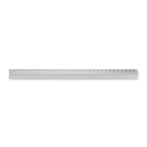 TRIA 30 cm-es vonalzó alumíniumból Matt Ezüst 