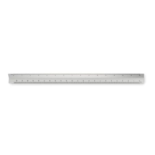 TRIA 30 cm-es vonalzó alumíniumból Matt Ezüst 