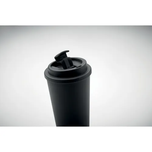 TUESDAY Duplafalú pohár 450 ml Fekete 