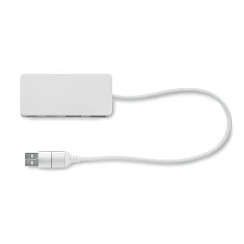 UBAH 4 portos USB hub, 27,5cm kábel Fa 
