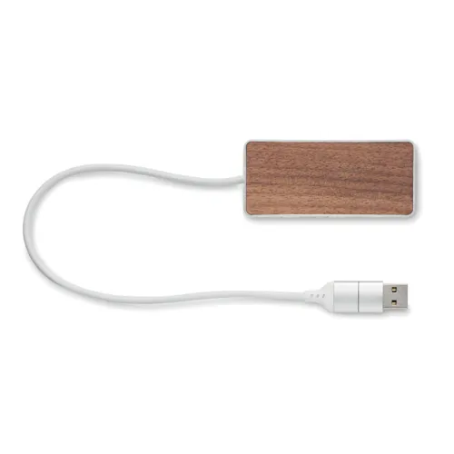 UBAH 4 portos USB hub, 27,5cm kábel Fa 
