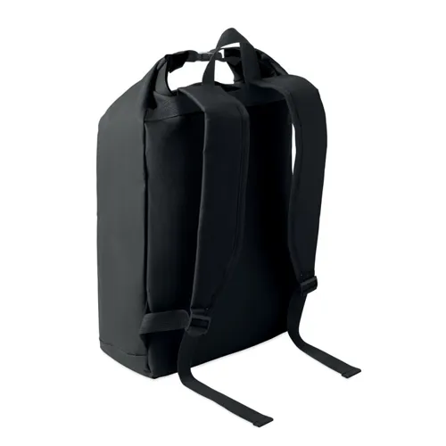 UNITON 15 col rolltop laptop hátizsák Fekete 