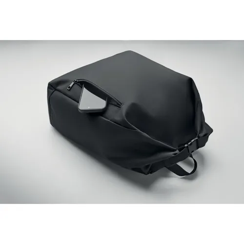 UNITON 15 col rolltop laptop hátizsák Fekete 
