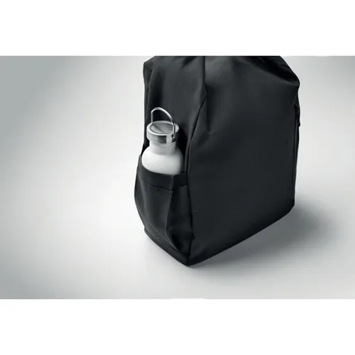 UNITON 15 col rolltop laptop hátizsák Fekete 