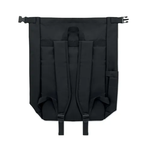 UNITON 15 col rolltop laptop hátizsák Fekete 