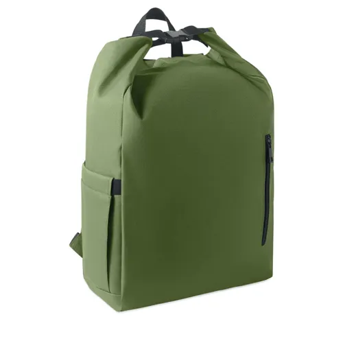 UNITON 15 col rolltop laptop hátizsák Katona Zöld 