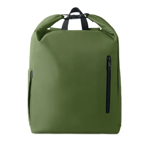 UNITON 15 col rolltop laptop hátizsák Katona Zöld 