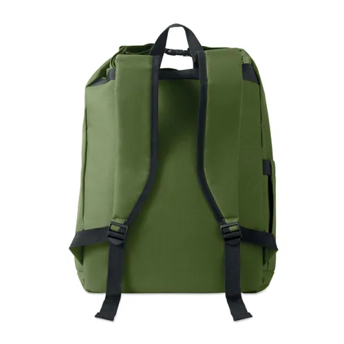 UNITON 15 col rolltop laptop hátizsák Katona Zöld 