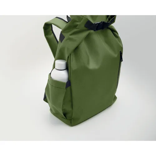 UNITON 15 col rolltop laptop hátizsák Katona Zöld 