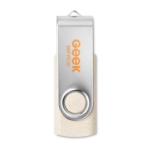 USB pendrive, búzaszalma/PP házzal 1-64GB.  