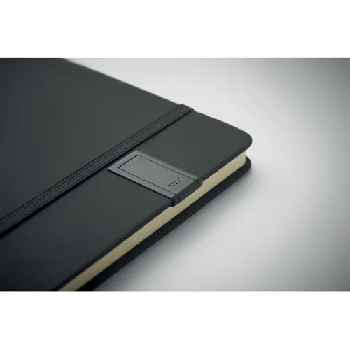 USBNOTE A5 notesz, integrált pendrive Fekete 