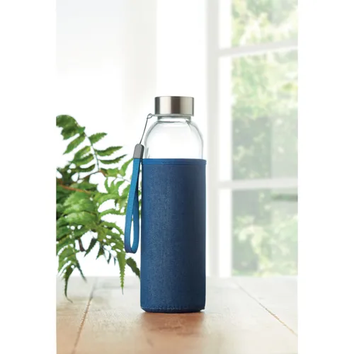 UTAH DENIM Üveg palack tokban, 500 ml Kék 