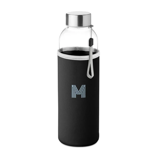 UTAH GLASS Üveg palack 500 ml Fekete 