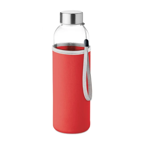 UTAH GLASS Üveg palack 500 ml Piros 