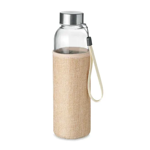 UTAH TOUCH Üveg palack tokban, 500 ml Bézs 