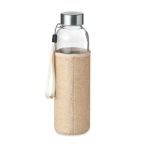 UTAH TOUCH Üveg palack tokban, 500 ml Bézs 