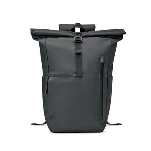 VALLEY ROLLPACK 300D RPET roll top hátizsák Fekete 