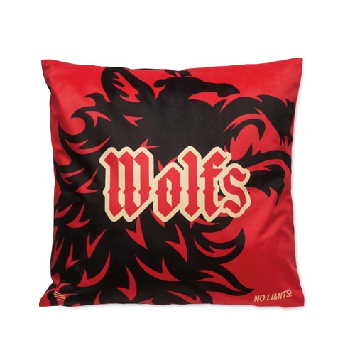 Velúr poliészter, négyzet alakú párnahuzat az Ön élénk színű dizájnjával.  