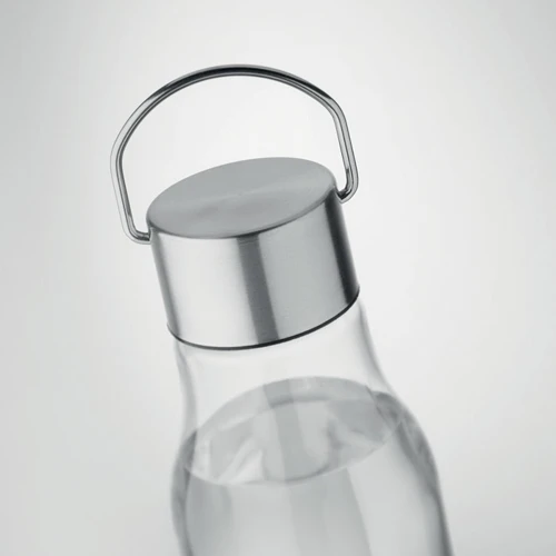 VERNAL RPET palack, acél fedél 600 ml Áttetsző 