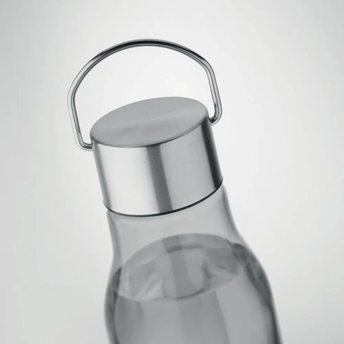VERNAL RPET palack, acél fedél 600 ml Áttetsző Szürke 